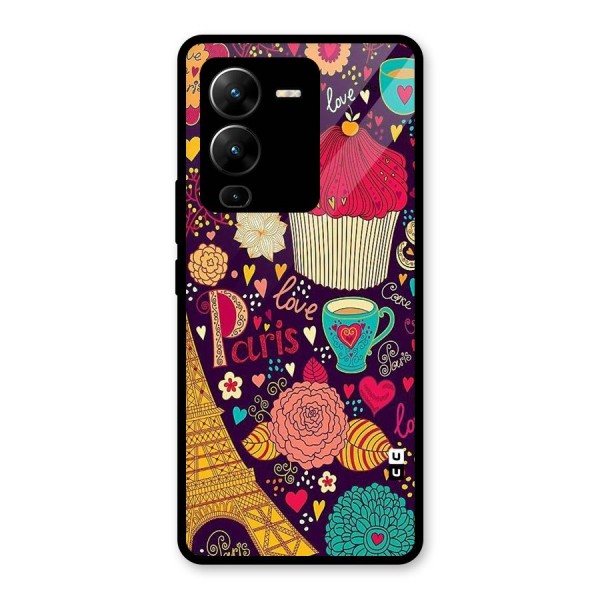 Sweet Love Glass Back Case for Vivo V25 Pro