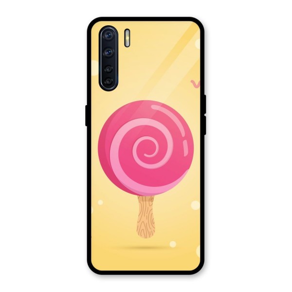 Swirl Ice Cream Glass Back Case for Oppo F15