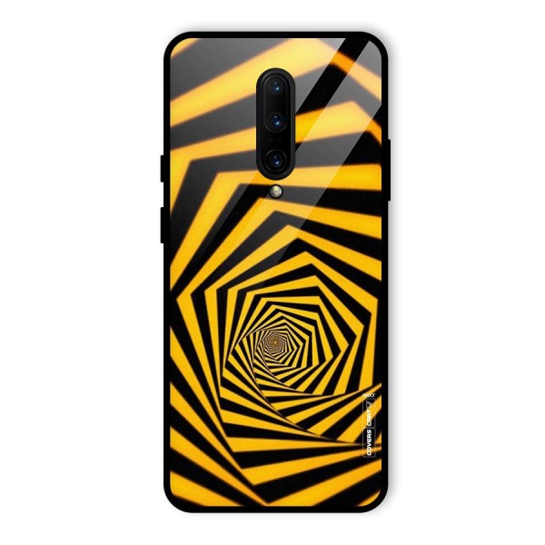 Taxi Pattern Glass Back Case for OnePlus 7 Pro