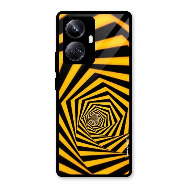 Taxi Pattern Glass Back Case for Realme 10 Pro Plus