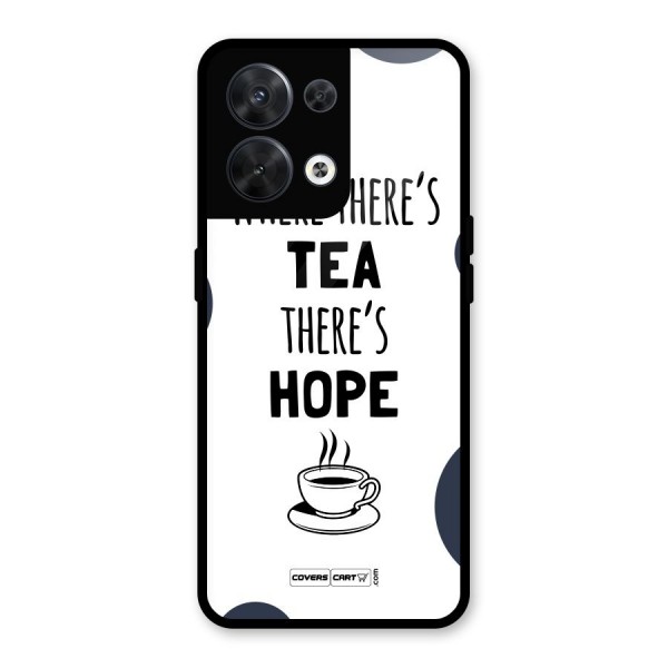 Tea Hope Glass Back Case for Oppo Reno8 5G