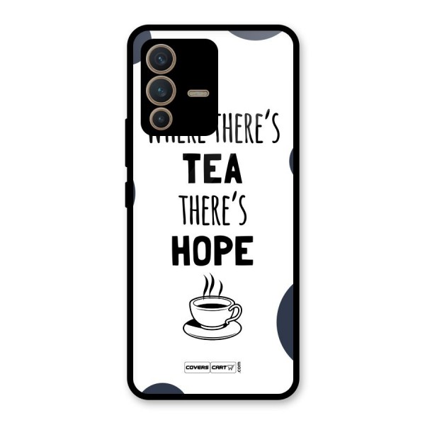 Tea Hope Glass Back Case for Vivo V23 5G