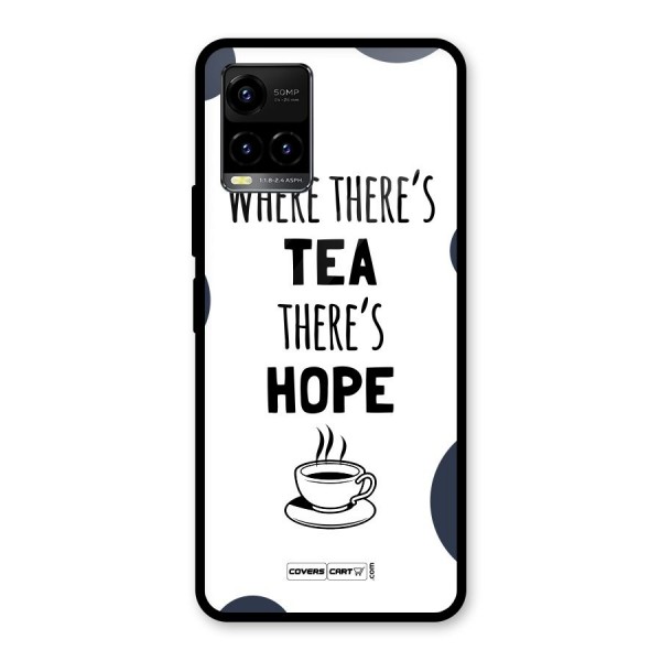 Tea Hope Glass Back Case for Vivo Y21 2021