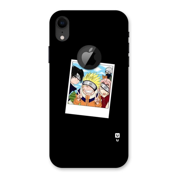 Team Kakashi Cute Back Case for iPhone XR Logo Cut