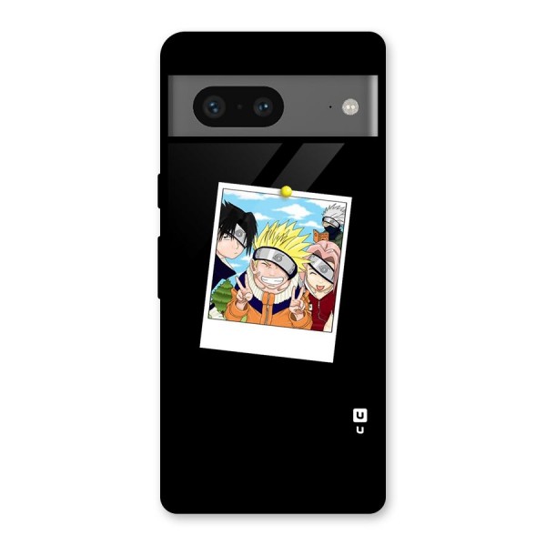 Team Kakashi Cute Glass Back Case for Google Pixel 7