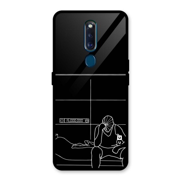 Teen Merits Glass Back Case for Oppo F11 Pro