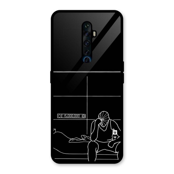 Teen Merits Glass Back Case for Oppo Reno2 Z