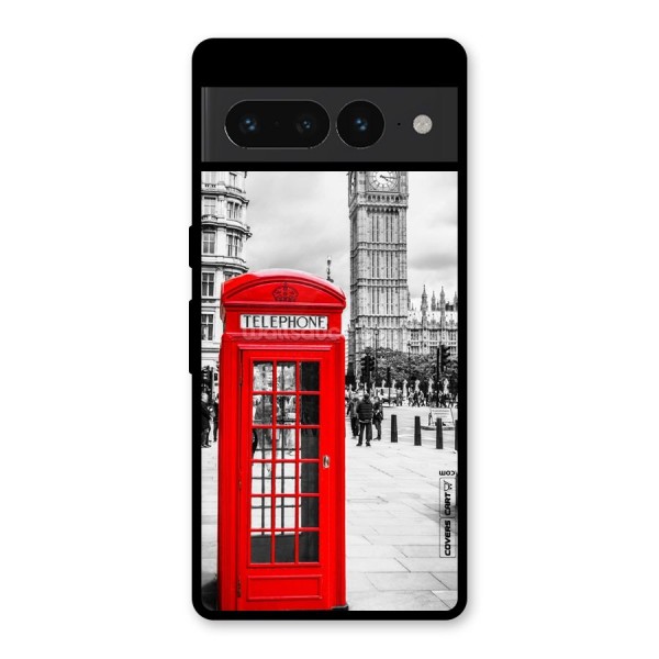 Telephone Booth Glass Back Case for Google Pixel 7 Pro