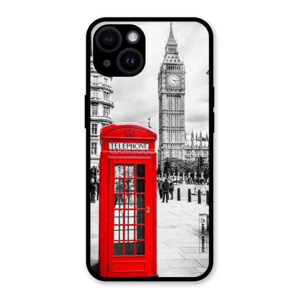 Telephone Booth Glass Back Case for iPhone 14