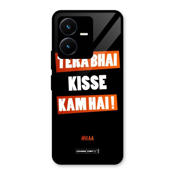 Tera Bhai Raftaar Glass Back Case for Vivo Y22