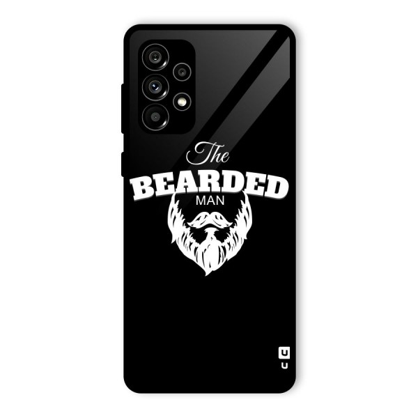 The Bearded Man Glass Back Case for Galaxy A73 5G