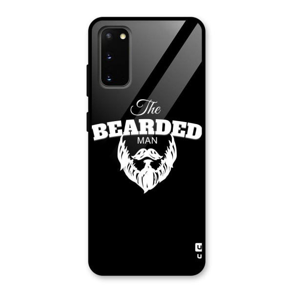 The Bearded Man Glass Back Case for Galaxy S20