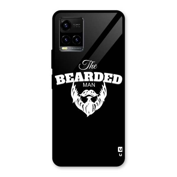 The Bearded Man Glass Back Case for Vivo Y21A