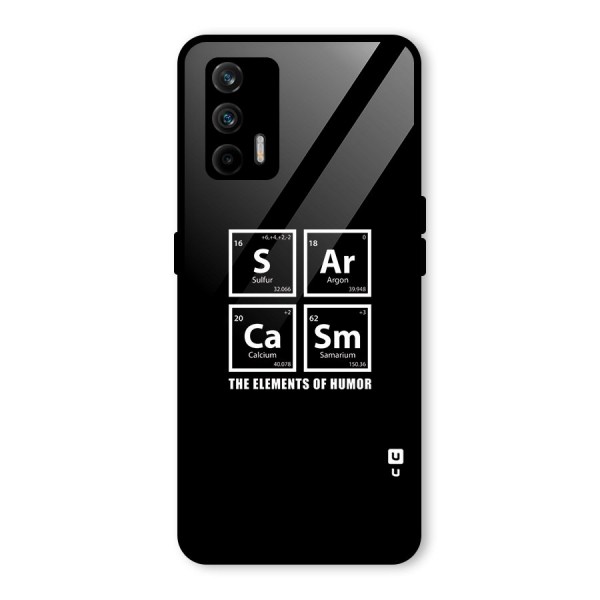 The Elements of Humor Glass Back Case for Realme X7 Max