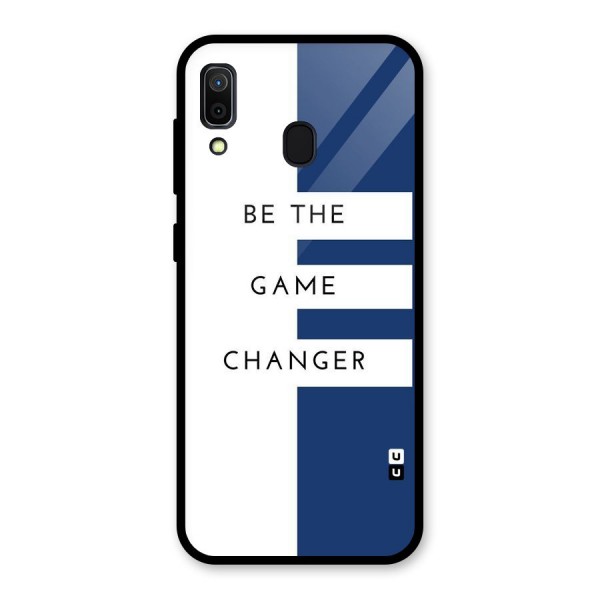 The Game Changer Glass Back Case for Galaxy A30