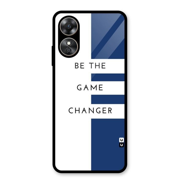 The Game Changer Glass Back Case for Oppo A17