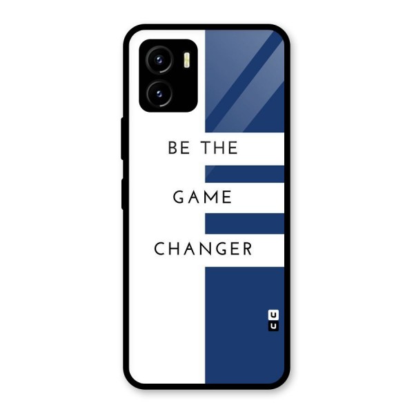 The Game Changer Glass Back Case for Vivo Y15s