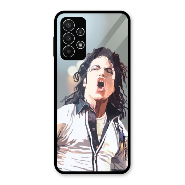 The Legend Michael Jackson Glass Back Case for Galaxy A23