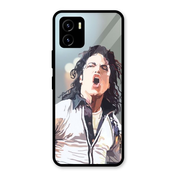 The Legend Michael Jackson Glass Back Case for Vivo Y15s