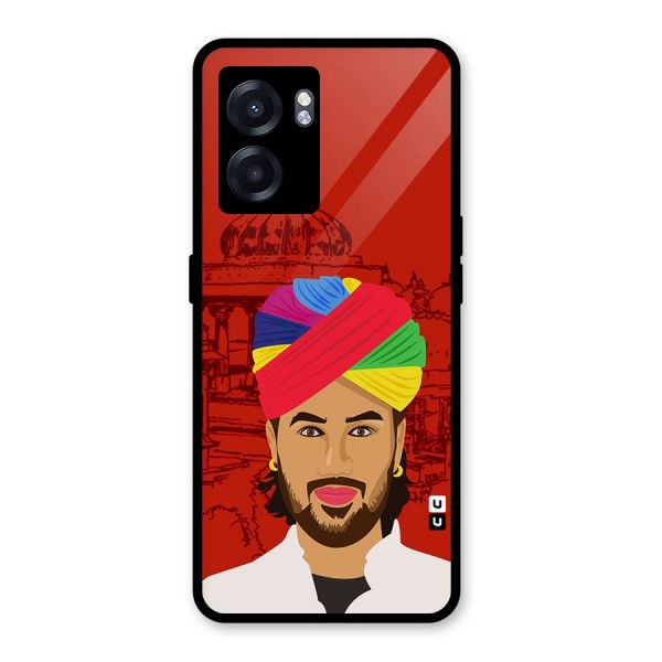 The Rajasthani Chokro Glass Back Case for Oppo K10 (5G)