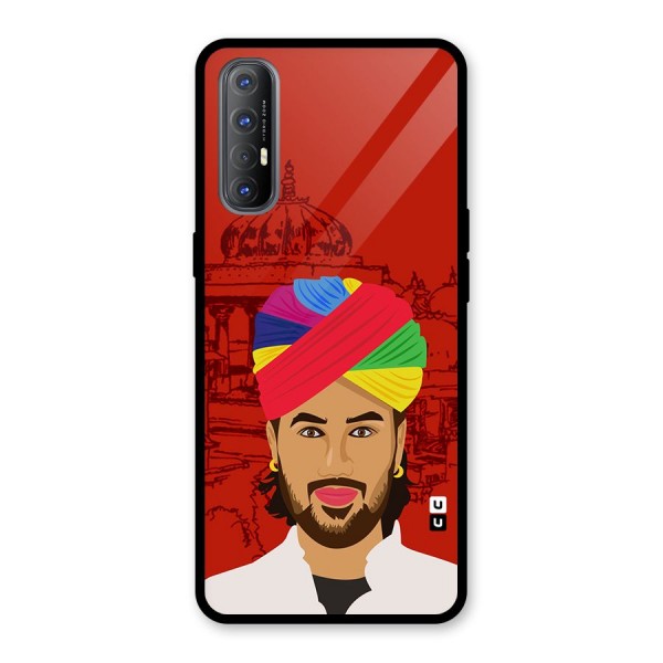 The Rajasthani Chokro Glass Back Case for Oppo Reno3 Pro