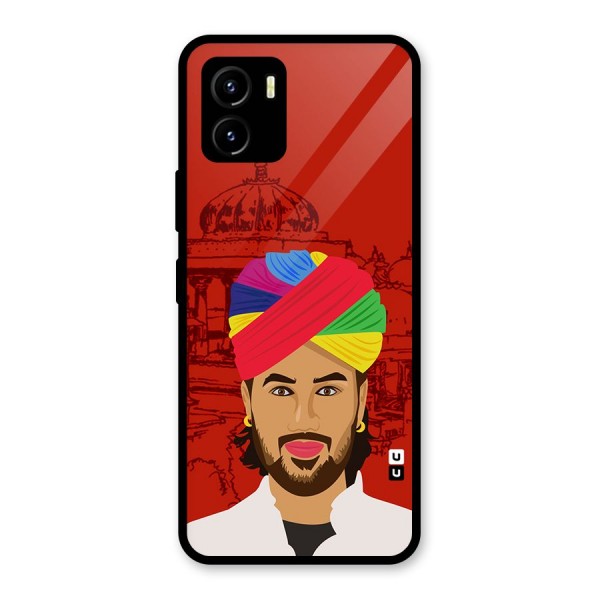 The Rajasthani Chokro Glass Back Case for Vivo Y15s