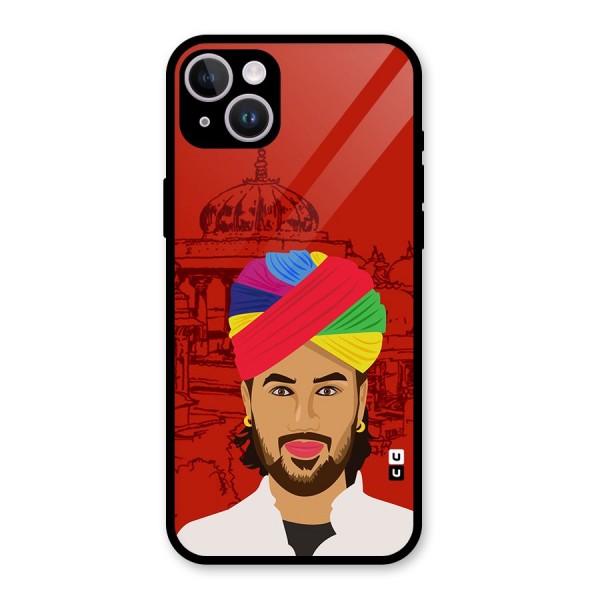 The Rajasthani Chokro Glass Back Case for iPhone 14 Plus