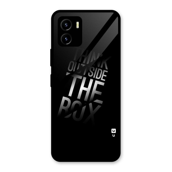 Think Outside the Box Glass Back Case for Vivo Y15s