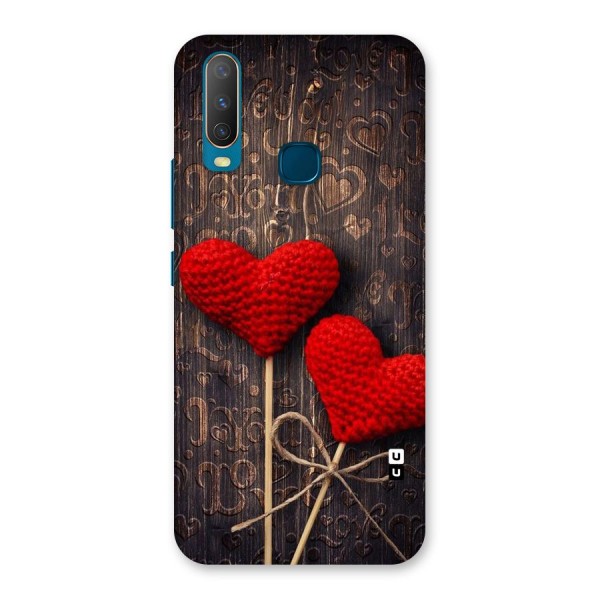 Thread Art Wooden Print Back Case for Vivo U10