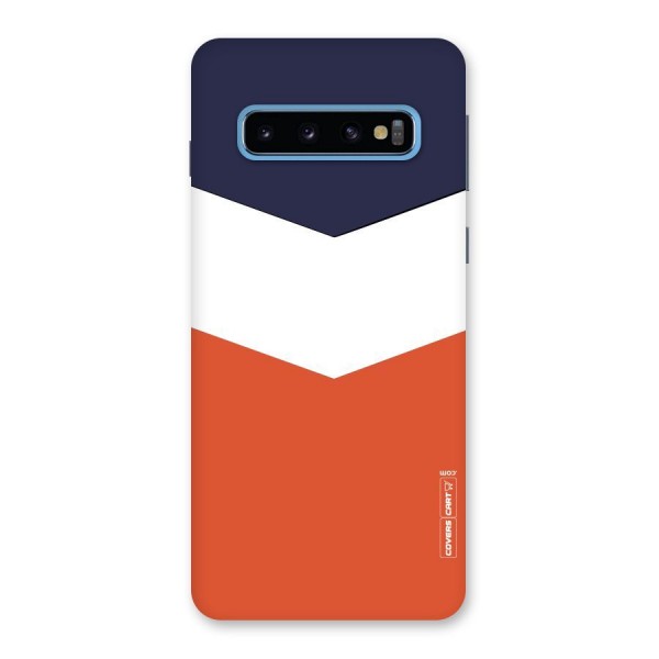 Three Colour Pattern Back Case for Galaxy S10