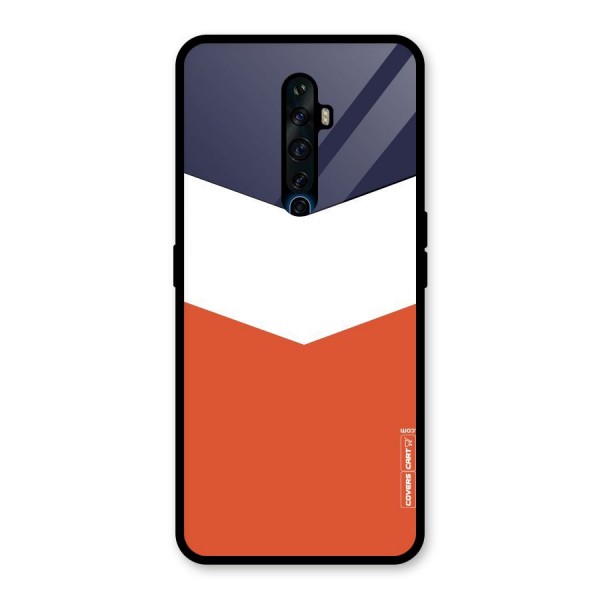 Three Colour Pattern Glass Back Case for Oppo Reno2 Z