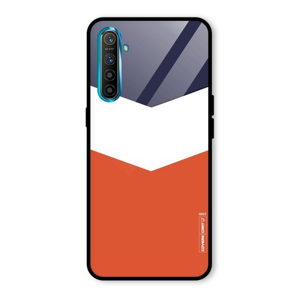 Three Colour Pattern Glass Back Case for Realme XT