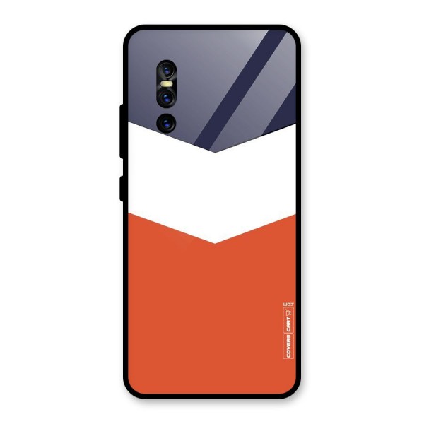 Three Colour Pattern Glass Back Case for Vivo V15 Pro