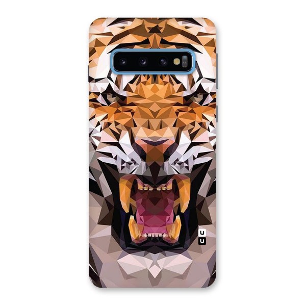 Tiger Abstract Art Back Case for Galaxy S10