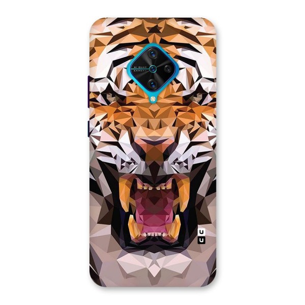 Tiger Abstract Art Back Case for Vivo S1 Pro