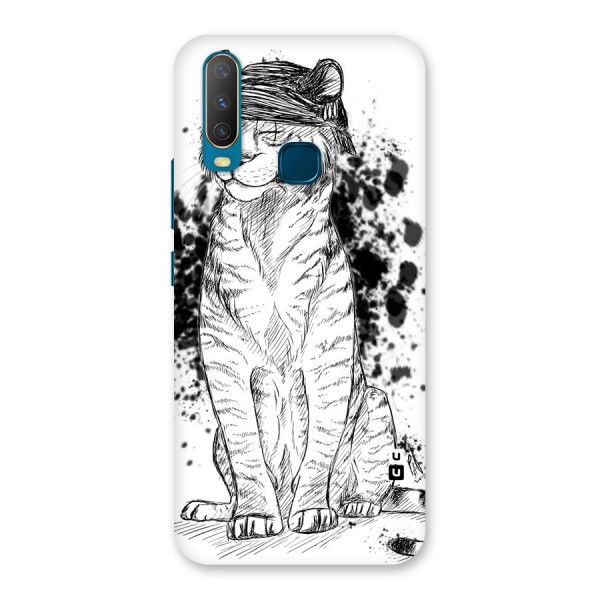 Tiger Wink Back Case for Vivo Y15