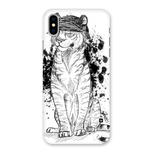 Tiger Wink Back Case for iPhone X