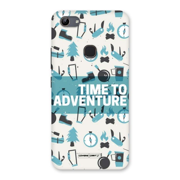 Time To Adventure Blazing Blue Back Case for Vivo Y81