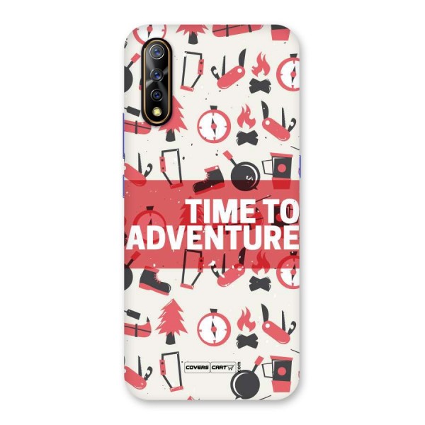 Time To Adventure Radiant Red Back Case for Vivo Z1x