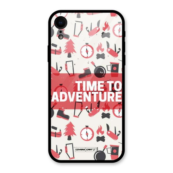 Time To Adventure Radiant Red Glass Back Case for XR