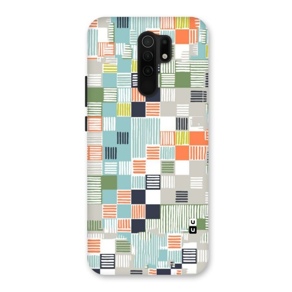 Tiny Boxes Stripes Back Case for Redmi 9 Prime