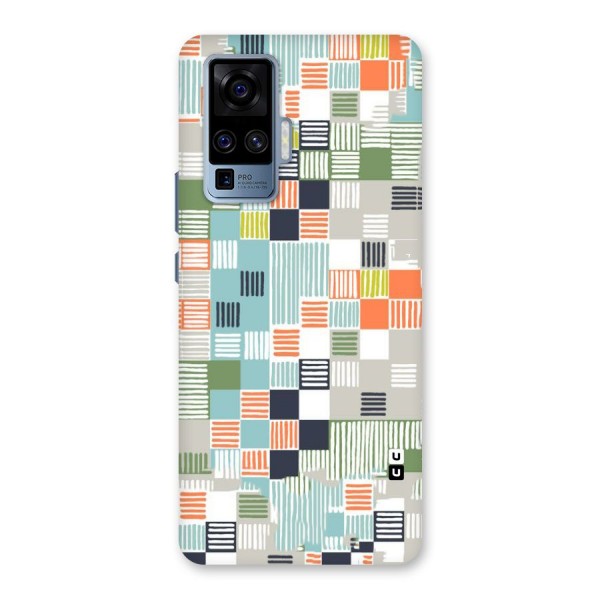 Tiny Boxes Stripes Back Case for Vivo X50 Pro