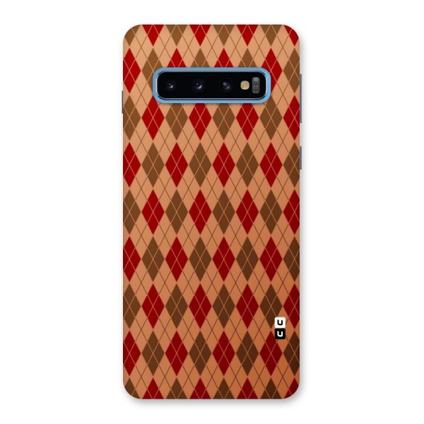 Tiny Checks Diamond Back Case for Galaxy S10