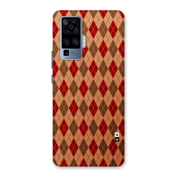 Tiny Checks Diamond Back Case for Vivo X50 Pro