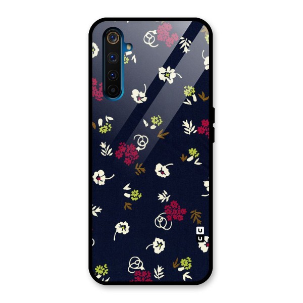 Tiny Flowers Glass Back Case for Realme 6 Pro