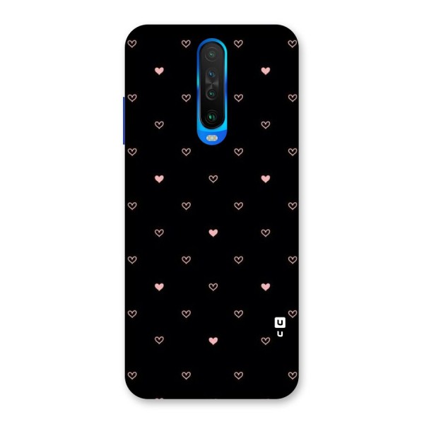 Tiny Little Pink Pattern Back Case for Poco X2