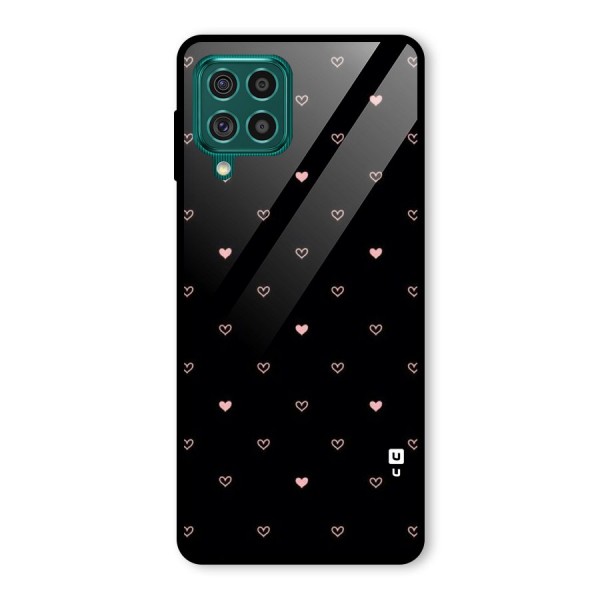 Tiny Little Pink Pattern Glass Back Case for Galaxy F62