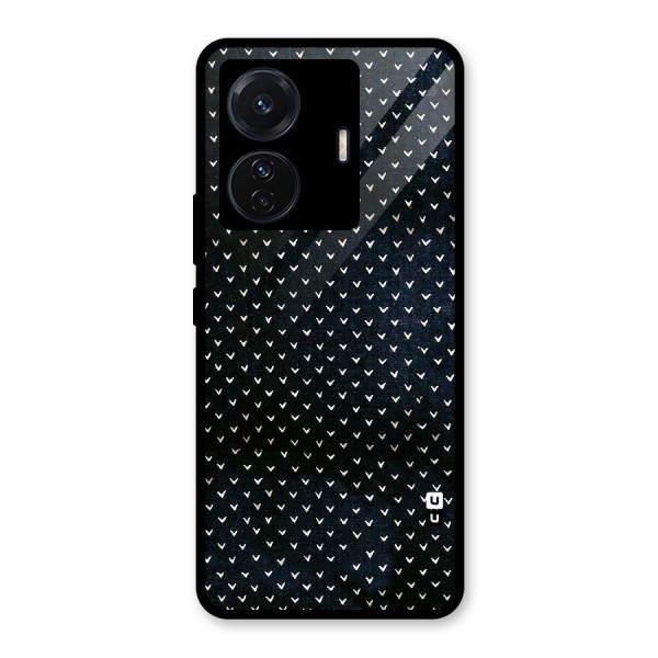 Tiny White Hearts Glass Back Case for Vivo T1 Pro