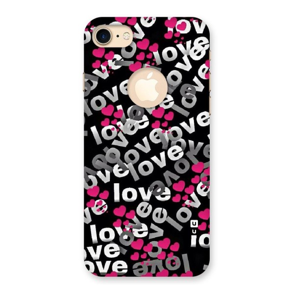 Too Much Love Back Case for iPhone 8 Logo Cut