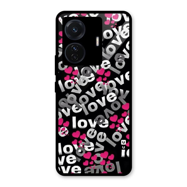 Too Much Love Glass Back Case for Vivo T1 Pro